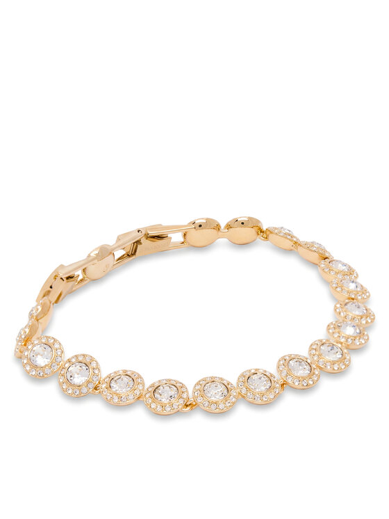 Swarovski Swarovski Kõrvarõngaste, käeketi ja kaelakee komplekt Una Angelic 5750619 Kuldne