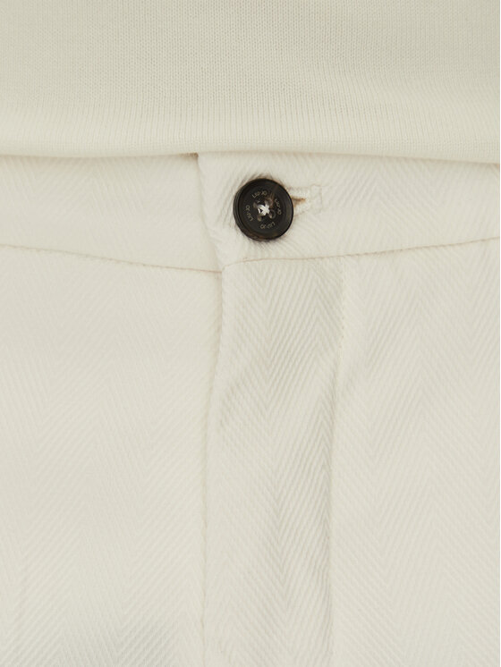 Liu Jo Liu Jo Kalhoty z materiálu QA5240 T8587 Écru Regular Fit