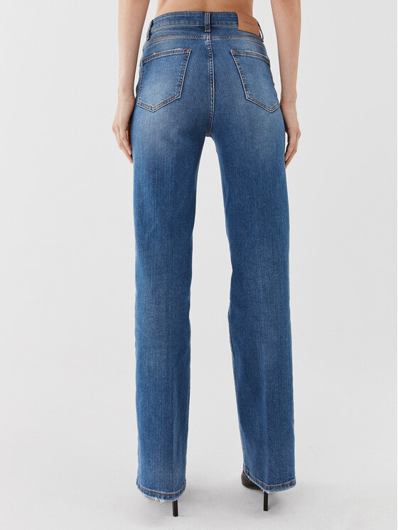 TWINSET TWINSET Blugi 232TP2440 Albastru Straight Fit