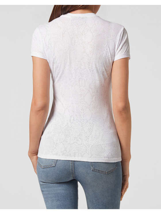 PHILIPP PLEIN PHILIPP PLEIN T-Shirt 1905 Biały