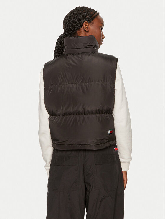 Tommy Jeans Tommy Jeans Безрукавка Alaska DW0DW18611 Чорний Cropped Fit