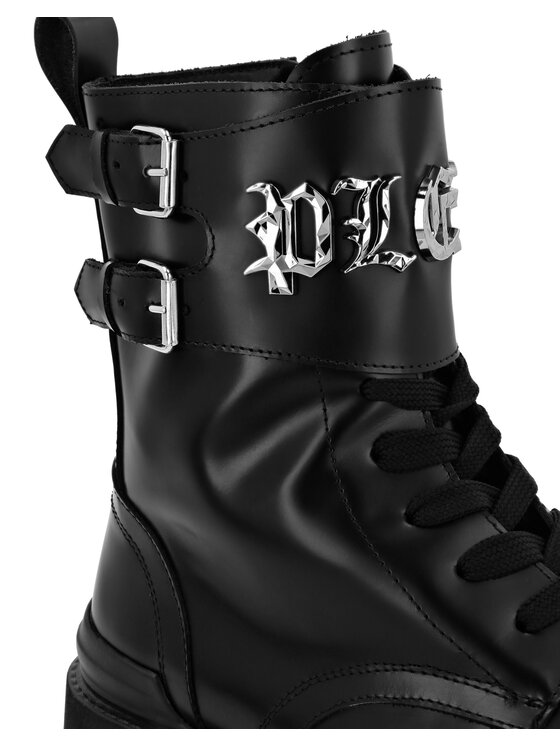 PHILIPP PLEIN PHILIPP PLEIN Členková obuv s elastickým prvkom 759 Čierna