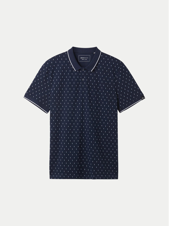 Tom Tailor Denim Tom Tailor Denim Поло 1040465 Cиній Regular Fit