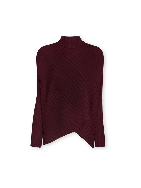 Elena Mirò Elena Mirò Sweter M243E002261N039 Bordowy Over Fit