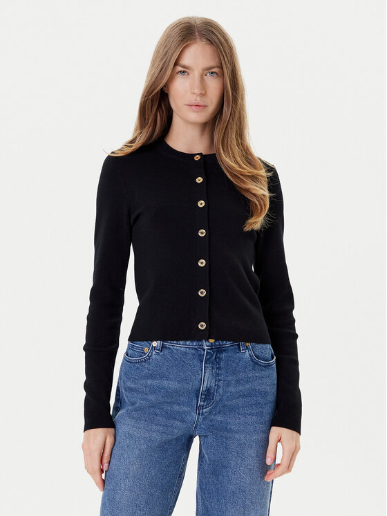 MICHAEL Michael Kors MICHAEL Michael Kors Kardigan MT5617W4VR Crna Slim Fit