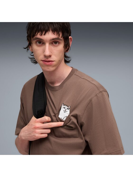 Puma Puma T-Shirt 633779 Brązowy Regular Fit