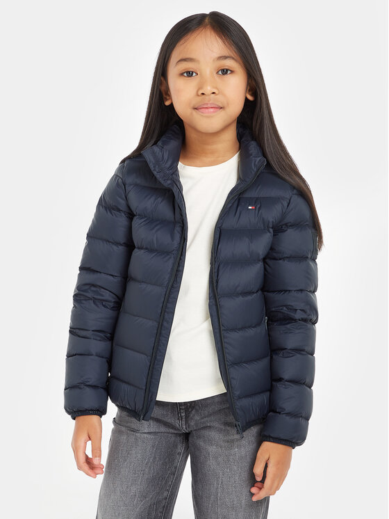 Tommy Hilfiger Dūnu jaka Essential KS0KS00440 D Tumši zils Regular Fit