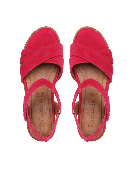 Tamaris deals red sandals