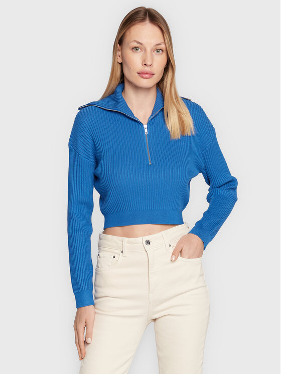 Cotton On Pulover 2055180 Albastru Regular Fit