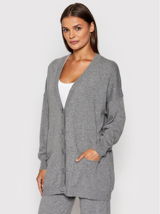 Cardigan 3M8363 Grigio Oversize
