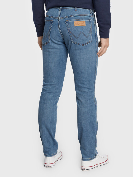 Wrangler Wrangler Jeansy Texas W12S7424J 112319197 Niebieski Authentic Slim Fit
