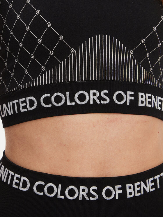 United Colors Of Benetton United Colors Of Benetton Športová podprsenka 3SW63H00I Čierna