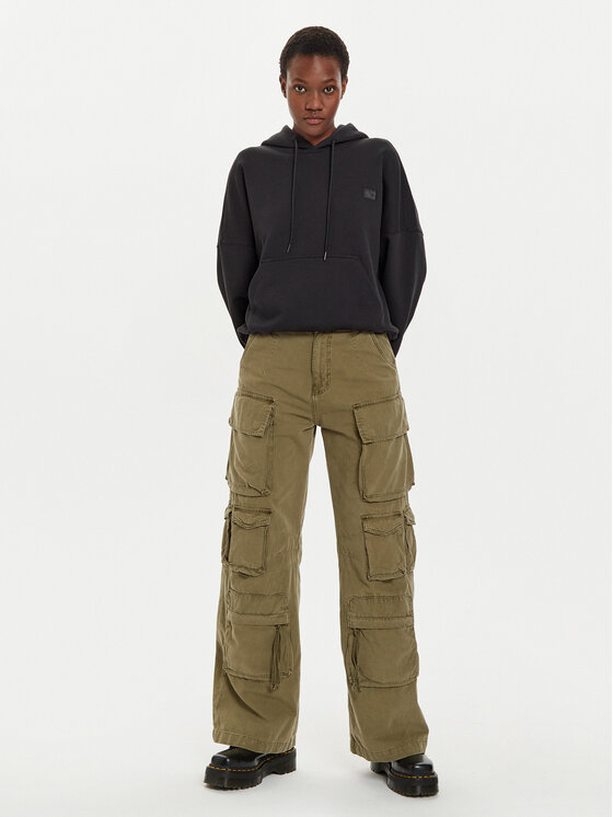 Alpha Industries Alpha Industries Spodnie cargo 148022 Zielony Regular Fit