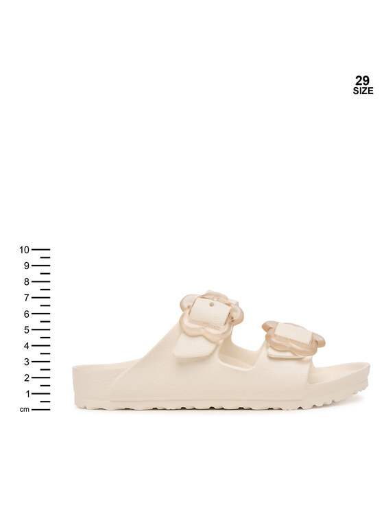 Birkenstock Birkenstock Plätud Arizona Flower Buckle 1031291 Valge