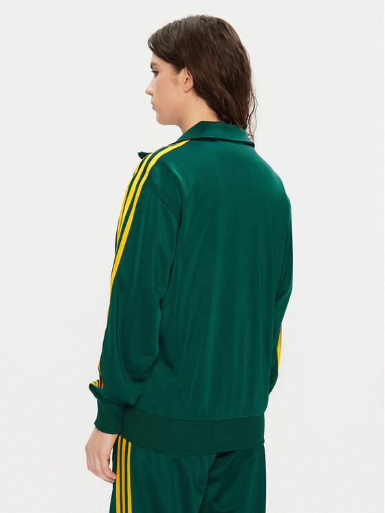 adidas adidas Majica dugih rukava adicolor Classic Firebird JP2299 Zelena Loose Fit