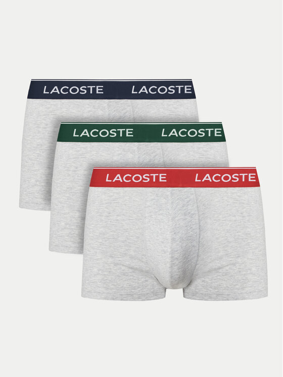 Komplet 3 par bokserek Lacoste