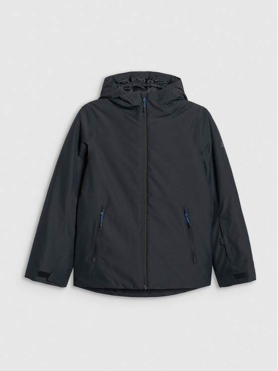 4F 4F Kurtka narciarska BASIC SKI Czarny Regular Fit