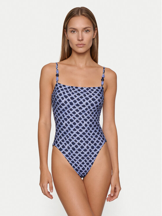 Seafolly Costum de baie Marseille 11182-301 Albastru