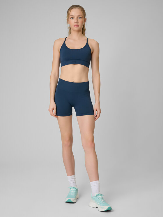 4F 4F Kolarki BASIC+ Turkusowy Slim Fit