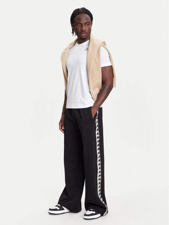 Kappa Kappa Donji dio trenerke Banda Petuniagt 371P8CW Crna Comfort Fit
