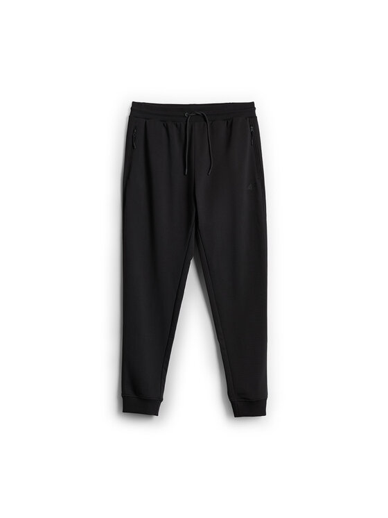 4F 4F Spodnie dresowe BASIC+ Szary ciemny Regular Fit