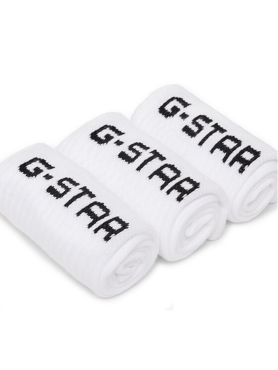 G-Star Raw G-Star Raw Čarape AS_G_STAR_001W_SS25 (3-PACK) Bijela