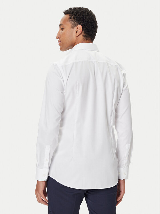 BOSS BOSS Cămașă H-Hank 50550925 Alb Slim Fit
