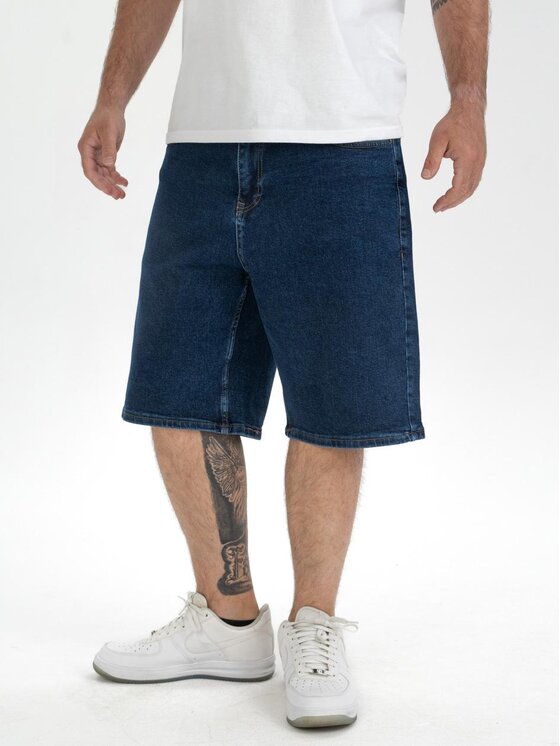 Szorty jeansowe Metoda Sport, Rozmiar M, Niebieskie, Krótkie Spodenki Jeansowe Męskie Ciemne Niebieskiee Metoda Sport Laur XL