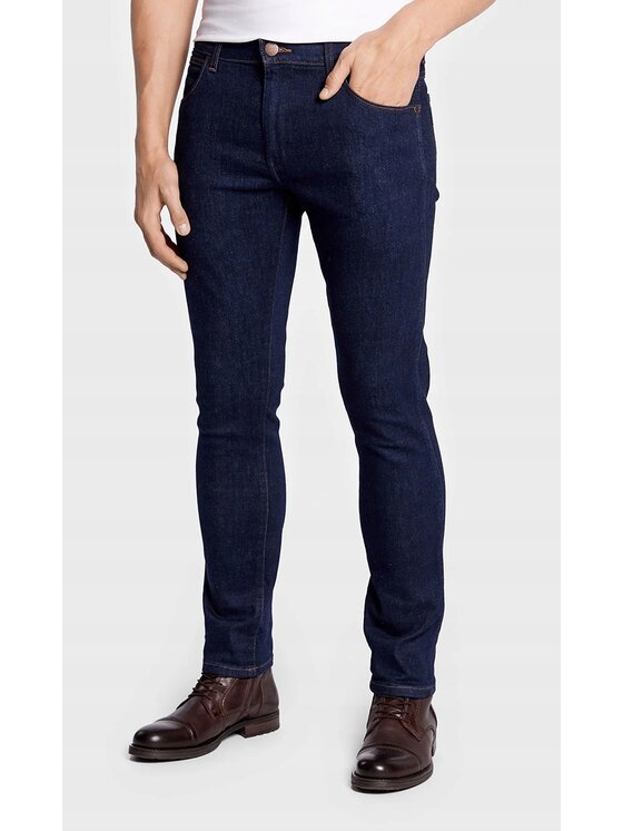 Wrangler Wrangler Jeansy Larston Niebieski Slim Fit