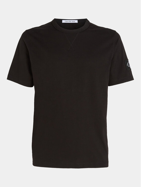 Calvin Klein Jeans Calvin Klein Jeans Marškinėliai J30J323484 Juoda Regular Fit
