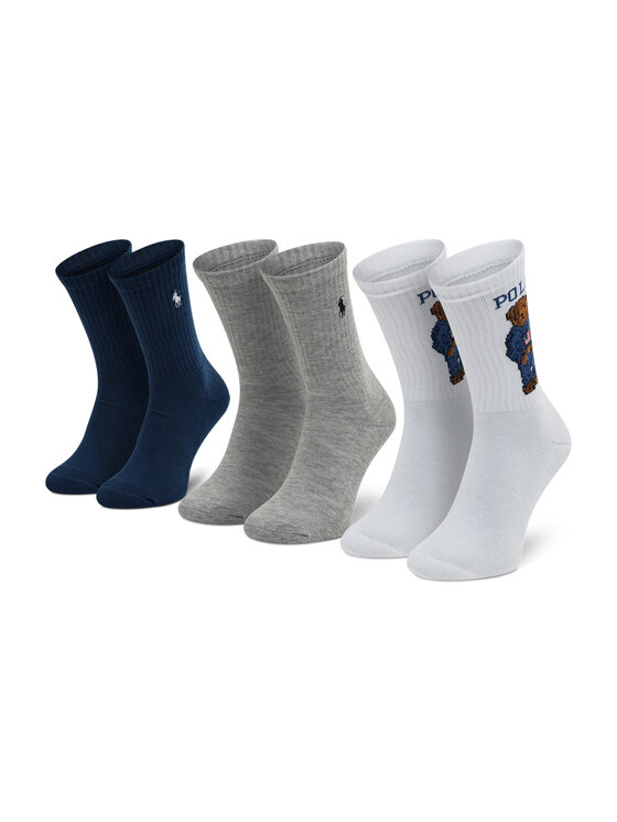 polo ralph lauren men's socks athletic crew 6 pack