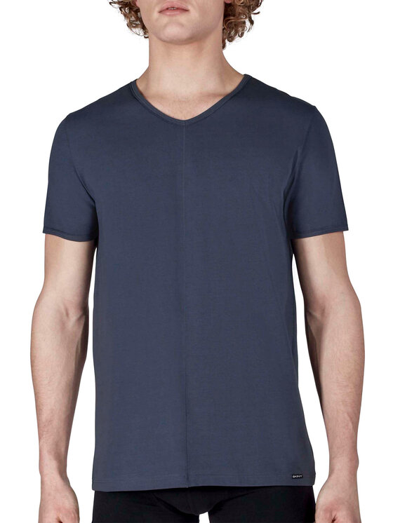 Skiny Skiny Tričko 86805 Tmavomodrá Regular Fit