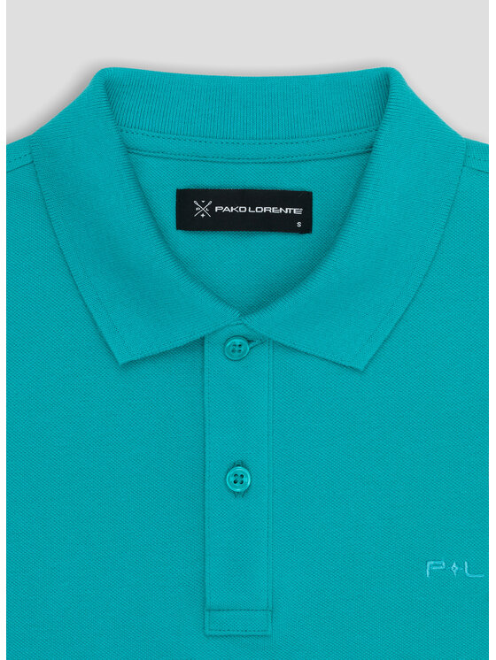 Pako Lorente Pako Lorente Polo P24SF-TX-003 Zielony Classic Fit