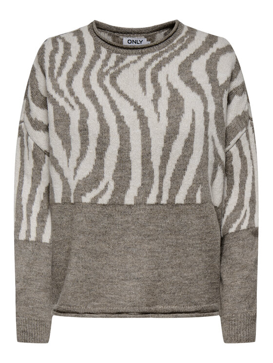 ONLY ONLY Pullover Jade 15294969 Braun Regular Fit