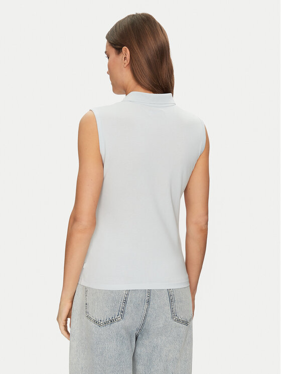 Guess Jeans Guess Jeans Polo marškinėliai W5GP24 KCYR1 Mėlyna Regular Fit