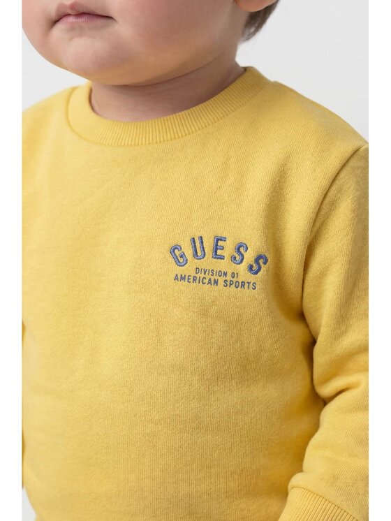 Guess Kids Guess Kids Bluza 183755 Żółty Classic Fit