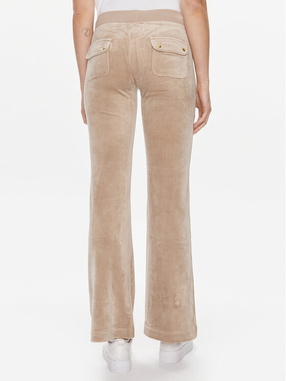 Juicy Couture Juicy Couture Spodnji del trenirke Layla JCSEBJ001G Rjava Regular Fit