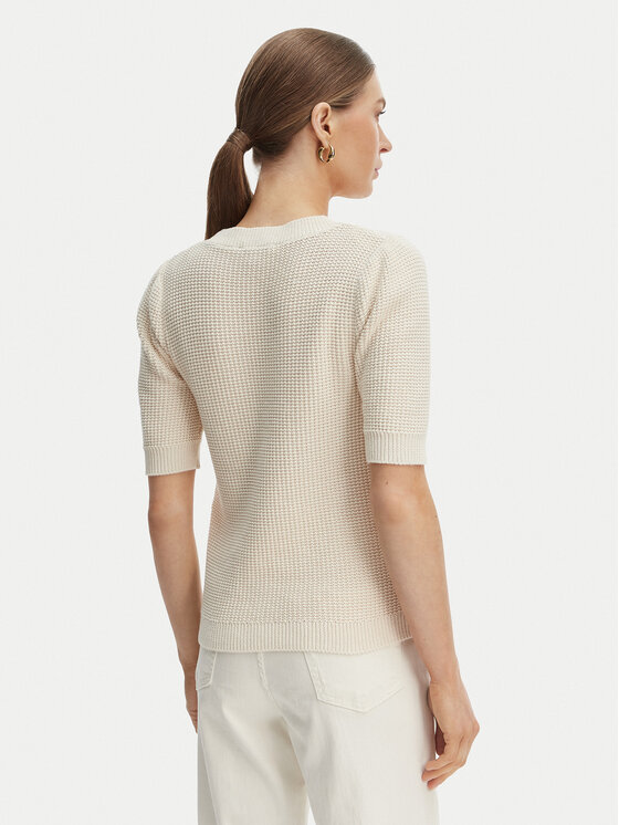 Morgan Morgan Kardiganas 261-MYRTILE Smėlio Slim Fit