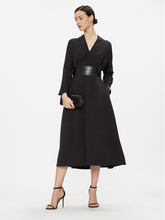 Imperial Imperial Повсякденна сукня AAFZGEU Чорний Relaxed Fit