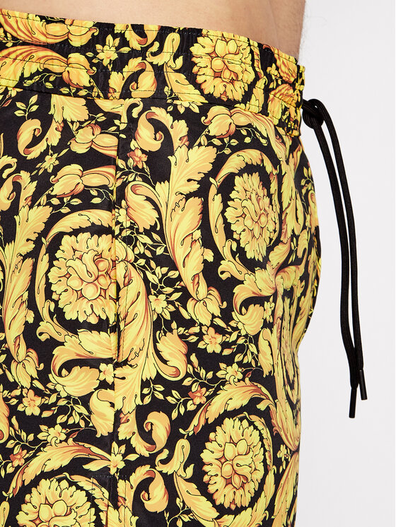 Versace Versace Pantaloncini da bagno ABU05020 Giallo Regular Fit