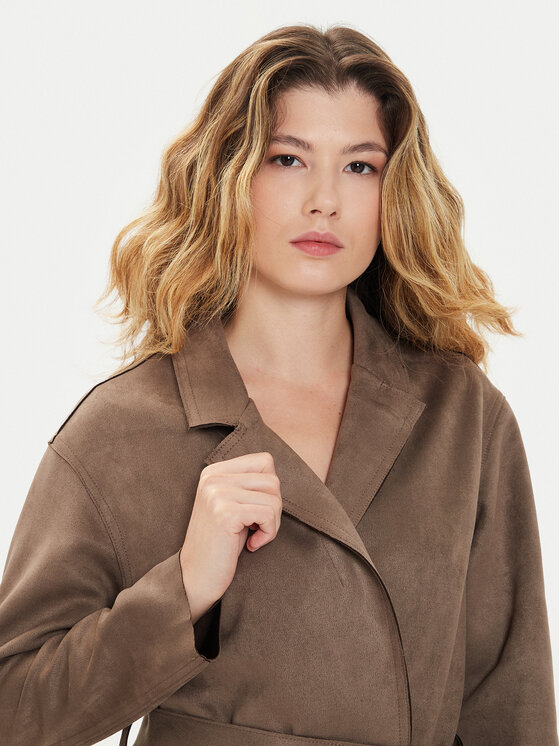 ONLY ONLY Prijelazni kaput Joline 15315660 Smeđa Regular Fit