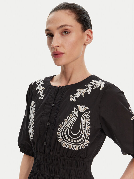 Pepe Jeans Pepe Jeans Haljina za svaki dan Destiny PL953743 Crna Regular Fit