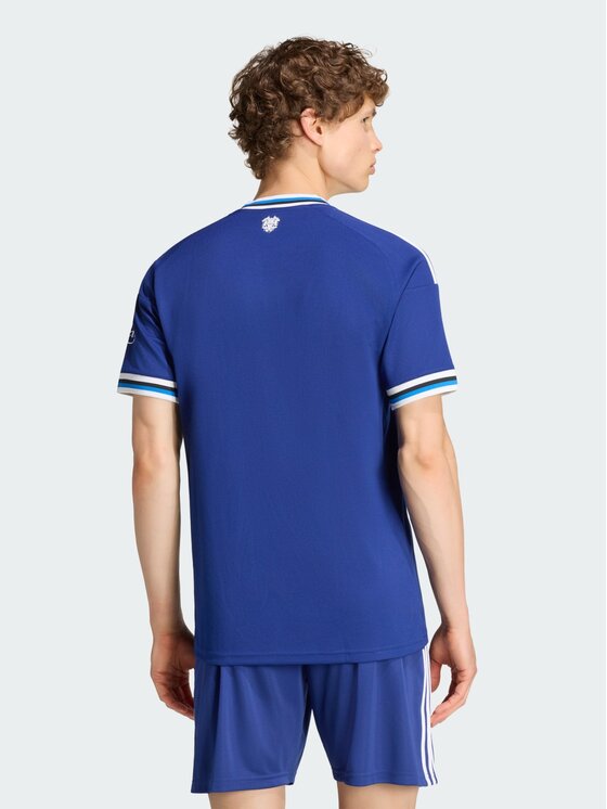 adidas adidas Koszulka techniczna 171968 Niebieski jasny Slim Fit
