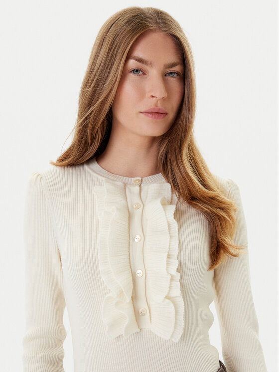 Luisa Spagnoli Luisa Spagnoli Sweter Margarita 100114 Beżowy Regular Fit