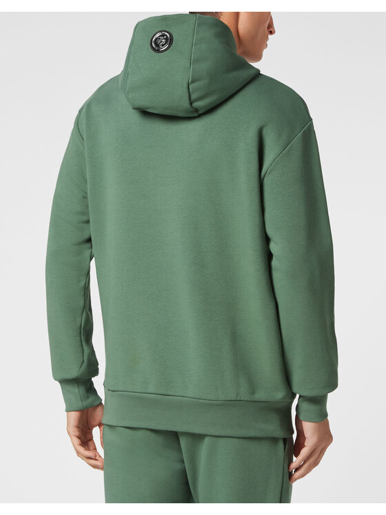 Plein Sport Plein Sport Felpa 6393 Verde Regular Fit