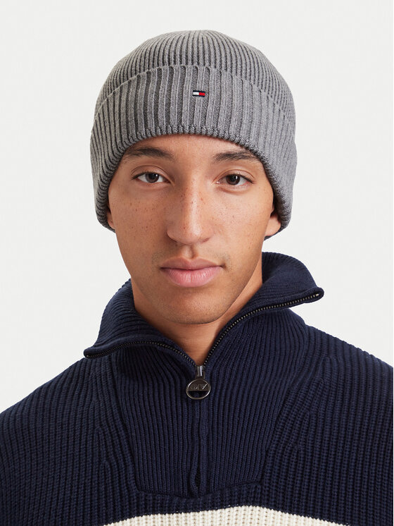 Tommy Hilfiger Tommy Hilfiger Шапка Flag AM0AM12796 Сив