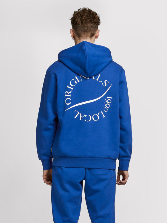 Felpa Elias 12195574 Blu Oversize