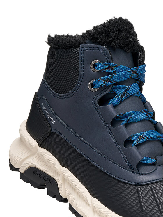 Geox Geox Auliniai batai J Flexyper Plus Boy B Abx J56LCB 0MECE C4002 S Tamsiai mėlyna