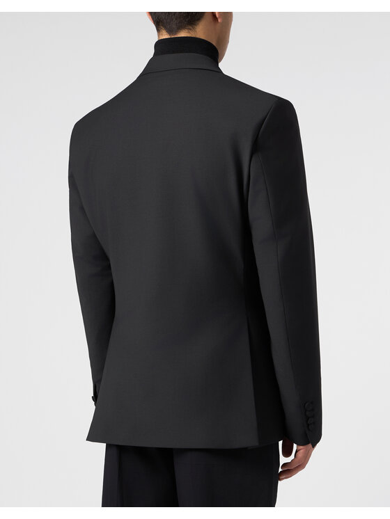 PHILIPP PLEIN PHILIPP PLEIN Marynarka 31286 Czarny Regular Fit