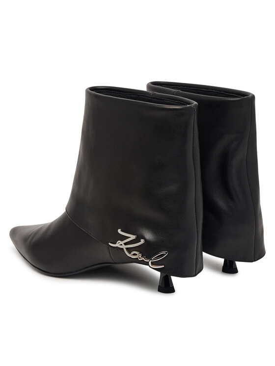 KARL LAGERFELD KARL LAGERFELD Bokacsizma KL30141 Fekete